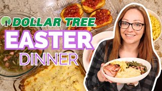 Making a Dollar Tree Easter Dinner [upl. by Berners]