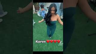 karen kaed bkleaan amanda disfoochisme babyshower tiktok [upl. by Olraced]