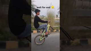 wait for end wheelie crash 🥵☠️ shahrukhkhan abhijeet royalrider07 kingkhan baadshah srk [upl. by Dulcia]