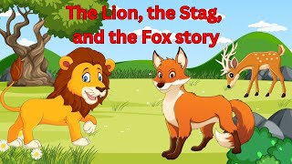 quotThe Fox and the Lion  English Animal Moral Stories for Kids  Tiny Talesquot [upl. by Arahk]