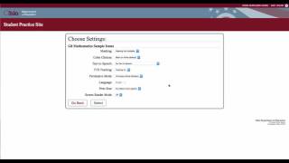 Accessing the Online Student Practice Test  Ohio Testing Portal [upl. by Eizeerb672]