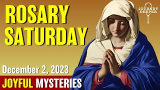 Saturday Rosary ᐧ Joyful Mysteries of the Rosary 🤎 December 2 2023 VIRTUAL ROSARY [upl. by Francie]