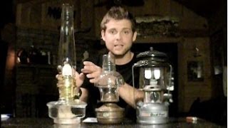 Pressure Gas Coleman vs Oil Lamp vs Aladdin Oil Lamp [upl. by Priscilla]