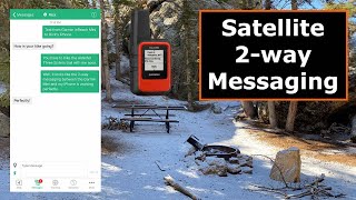 Garmin inReach Mini Messaging [upl. by Ateuqram]