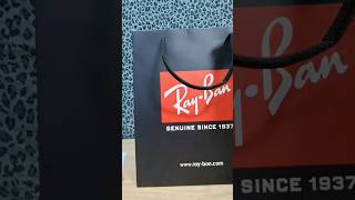 RayBan Sunglasses Unboxing  Wayfarer Classic [upl. by Dikmen]