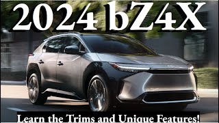 2024 Toyota bZ4X Trims Key Features and More [upl. by Mall453]