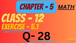 Class 12 Ex 51 Q28 Math  Continuity  Chapter 5 Q28 Ex 51 Class 12 MathEx 51 Q28 Class 12 Math [upl. by Yma]