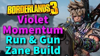 Borderlands 3  The BEST Speed Zane Build  Violet Momentum  2024 Mayhem 11  Save File [upl. by Arah]