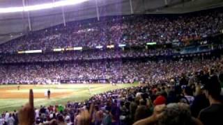 ALCS Game 7  Tampa Bay Rays vs the Boston Redsoxthe final two outs [upl. by Selimah]