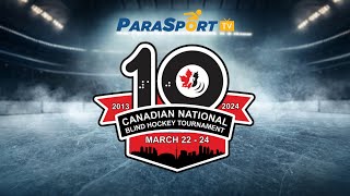 Open Division  Habs vs Sens  2024 Canadian National Blind Hockey Tournament [upl. by Sigmund37]