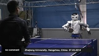 Ping pong playing robot [upl. by Inirt325]