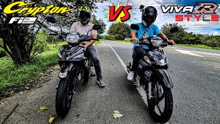 🔥 YAMAHA CRYPTON FI VS SUZUKI VIVA R  DRAG RACE 🚀 [upl. by Cleti]