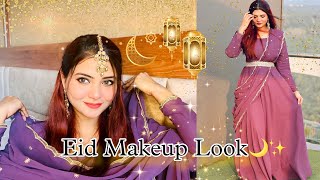 EID MAKEUP LOOK ❤️🌙✨ Aifoona Aifu [upl. by Ayam]