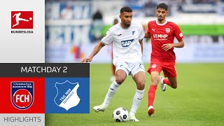 TSG Come Back after 20  1 FC Heidenheim  TSG Hoffenheim 23  Matchday 2 – Bundesliga 202324 [upl. by Allianora]