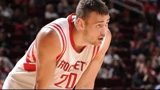 Donatas Motiejunas Rockets 2015 Season Highlights Part2 [upl. by Yruam914]