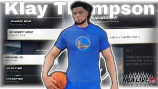 klay Thompson Build creation on nbalive19 [upl. by Sauer837]