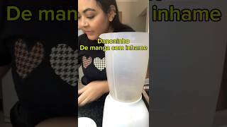 Danoninho de inhame com manga Introdução alimentar baby Antonella [upl. by Molini]