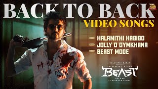 Beast  Video Jukebox  Thalapathy Vijay  Pooja Hegde  Sun Pictures  Nelson  Anirudh [upl. by Yelnahs90]