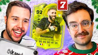 FC24 Squad Builder Showdown Advent RADIOACTIVE BENZEMA Day 7 vs Auzio [upl. by Nylyahs735]