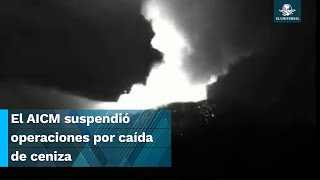 Captan serie de explosiones del volcán Popocatépetl [upl. by Grew]