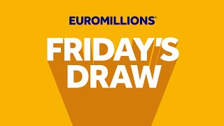 The National Lottery EuroMillions draw results from Friday 26 July 2024 [upl. by Ayatal]