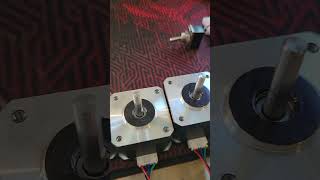 Stepper motor test w DRV8825s and an ESP32 devkitC board BT COMMS [upl. by Barron]