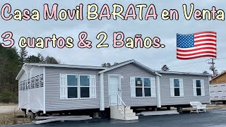 ‼️VENTA d CASA MOVIL BARATA 2021  3Cuartos amp 2Baños  RECORRIDO POR LA CASA MÓVIL‼️ [upl. by Marion483]