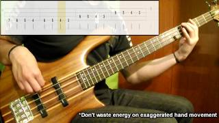 Lesson 1 Warm Up Session Lvl1 Bass Exercise Play Along Tabs In Video [upl. by Eilitan]