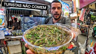 Provando COMIDAS BIZARRAS na Tailândia 😳 🇹🇭 [upl. by Anelrahs791]