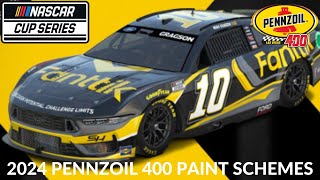 2024 Pennzoil 400 Paint Schemes [upl. by Llevra]