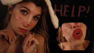 Bunny Stuck in Your Screen  Glass Kissing Licking Tapping etc ASMR 🐰🎀 [upl. by Imeka464]