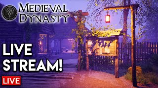 🔴 LIVE  Medieval Dynasty Lets Play [upl. by Anoli]