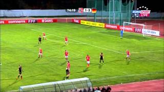 Algarve Cup 2014 Deutschland Norwegen 2 Halbzeit [upl. by Meirrak]