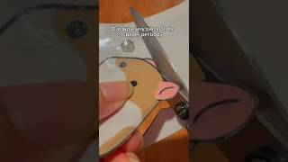 How to make Paper Hamster Pet 12 🐹❤️✨ art pets diy [upl. by Uolyram92]