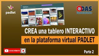 Cómo crear y configurar un padlet o tablero virtual para interactuar con usuarios  Parte 2 padlet [upl. by Aleit]