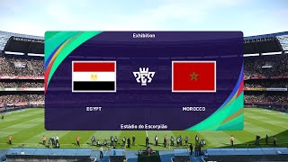 Egypt U23 vs Morocco U23 08082024 Match for 3rd place Olympic Games PES 2021 [upl. by Cecilla474]