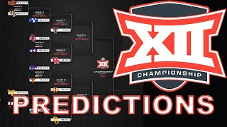 Big 12 Tournament Predictions 2024 [upl. by Tryck419]