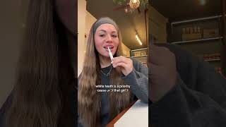 Quick Way To Get White Teeth lifestyle tiktok teethwhitening beauty selfcare shorts [upl. by Ailegna]