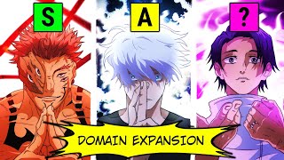 I Ranked Each Domain Expansion in Jujutsu Kaisen… Here’s the Best [upl. by Alrac]