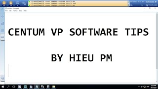 DCS Yokogawa Centum VP Backup and Restore License [upl. by Gabrielli828]