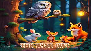 A Tale of Wise Owl  Bedtime stories for Kids  Moral stories in English [upl. by Ellesor961]