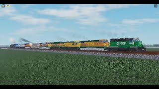 ura roscale bnsf chillicothe sub codes trains description [upl. by Burger]