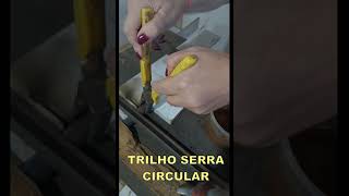 trilho serra circular cutting station dicas de marcenaria wood diywoodworking madeira dicas [upl. by Aisul]