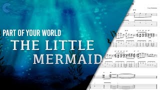 Oboe  Part of Your World  Disneys The Little Mermaid  Sheet Music Vocal amp Chords [upl. by Analihp]