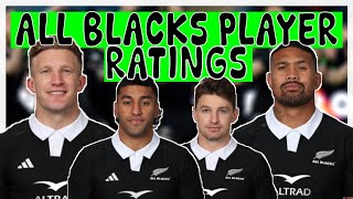 ALL BLACKS PLAYER RATING vs Argentina 2nd test  Rugby Championship 2024 [upl. by Lectra60]