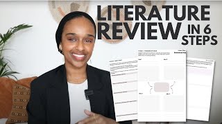 How to write a literature review FAST  EASY stepbystep guide [upl. by Brenan870]