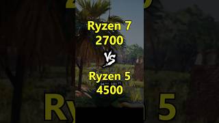 Ryzen 7 2700 vs Ryzen 5 4500 Test in Games [upl. by Derag]