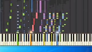 Piano Tutorial SynthesiaGigi DAgostino  The Riddle hb [upl. by Yelnek840]