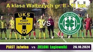 Skrót  11 kol  Piast Jaźwina vs Zieloni Łagiewniki  41  26102024 [upl. by Evania]