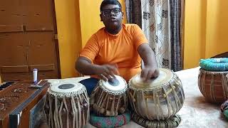 jotobar dekhi mago tabla cover by Sourav Ghosh [upl. by Leverett]